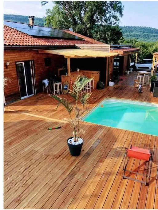 Ma Maison En Bois Avec Jacuzzi Lavelanet Βίλα